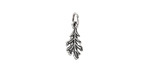 Nina Designs Sterling Silver Small Oak Leaf Charm 6x17mm