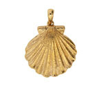 Nina Designs Bronze Scallop Shell Locket 25x34mm
