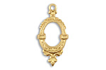 Vintaj Vogue Ornate Frame Drop 15x30mm