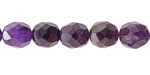 Amethyst Microfaceted Egg Nugget 10x9mm