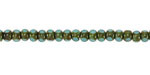 Czech Glass Turquoise Picasso Trica Beads 3x4mm