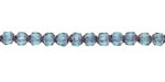 Czech Glass Bronzed Aquamarine Lantern 4mm