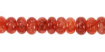 Terra Cotta Agate Rondelle 5x8mm
