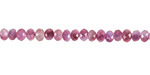 Purple Agate Faceted Rondelle 2x4mm