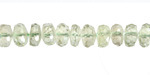 Prasiolite Faceted Rondelle 8-9mm