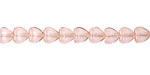 Czech Glass Rosaline Small Heart 6mm