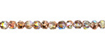 Czech Glass Crystal Vitrail w/ Copper Lantern 4mm