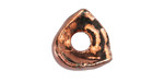 Mykonos Ceramic Iridescent Copper Patina Nugget Spacer 18-20mm