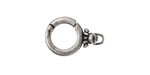 Antique Silver Finish Swivel Charm Holder Clasp 20x13mm