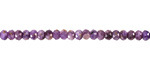 Charoite (A) Microfaceted Rondelle 2x3mm