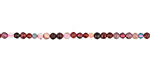 Multi Jewel Tone Gemstone Mix Faceted Round 2mm