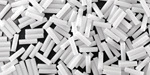 Miyuki Opaque White Bugle Bead 6mm