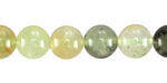 Green Tourmalinated Quartz (B) Round 10mm