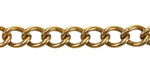 Antique Gold Finish Large Curb Chain