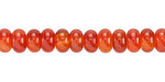 Carnelian Rondelle 8mm
