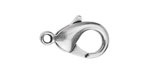TierraCast Antique Silver (plated) Lobster Clasp 23x13mm
