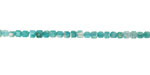 Russian Amazonite (A) Microfaceted Cube 2.5mm