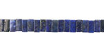 Lapis (Dyed) Squaredelle 3x6mm