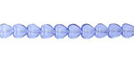 Czech Glass Light Sapphire Small Heart 6mm