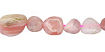 Pink Opal Flat Tumbled Nugget 7-13x7-10mm