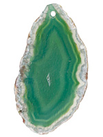 Lagoon Agate Freeform Slice w/ Natural Edge Focal 25-45x55-82mm