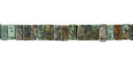 African Turquoise Squaredelle 3x6mm