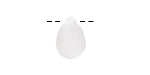 Crystal Beach-Style Glass Teardrop Focal 14x10mm