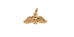 Nina Designs Bronze Flying Skull Focal 17x12mm