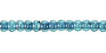 Czech Glass Teal Blue AB Trica Beads 4x5mm