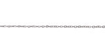 Stainless Steel Tiny Cable Chain, 1.5x1mm links, 5' Package