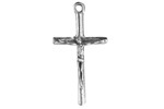 Mykonos Antique Silver (plated) Cross 19x34mm