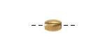 Mykonos Solid Brass Large Hole Rice 8x6mm