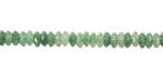 Green Aventurine Faceted Spacer Rondelle 2x5mm