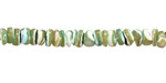 Sea Green Turbo Shell Irregular Heishi 5mm