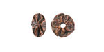 Mykonos Antique Copper (plated) Foliage Spacer 8x12mm