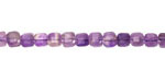 Dogtooth Amethyst Faceted Cube 4.5mm
