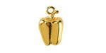 24K Gold (plated) Bell Pepper Focal 11x18mm