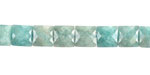 Brazil Amazonite (A) Microfaceted Square 8mm