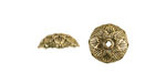 Antique Gold (plated) Lotus Bead Cap 4x12mm