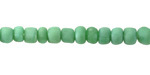 Java Glass Emerald Green Graduated Gooseberry Beads 3-6x4-6mm