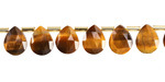 Tiger Eye Microfaceted Teardrop 8x10mm