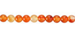 Carnelian (natural-orange) Round 6mm