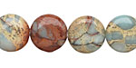 Impression Jasper Puff Coin 14mm