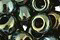 TOHO Metallic Iris Green/Brown Round 6/0 Seed Bead