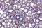 TOHO Transparent Rainbow Sugar Plum Round 8/0 Seed Bead