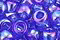 TOHO Transparent Rainbow Sapphire Round 8/0 Seed Bead